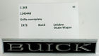 1240448 Gm Buick 1973 Lesabre