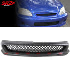 2-fg-hc99-tyr Motor Abs Black Front Bumper Style Mesh Grill Grille Fits