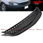 2-fg-hcv2001-me Motor Abs Black Front Hood Bumper Mesh Grill Grille Fits