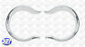 2417570 2417571 Mopar Dodge Polara Headlight Bezel Bezels Surround Trim Pair New
