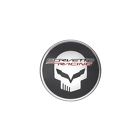 25-342897-1 General Motors Gm Corvette Wheel Center Cap Racing Logo Argent