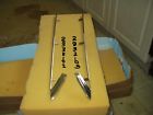 2932102-3 Dodge Charger Nos Vinyl Roof Die Cast Check Moldings Hemi