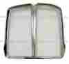 33-301 Niuparts Kenworth T660 Grille Chrome With Aluminum Bug Mesh Net