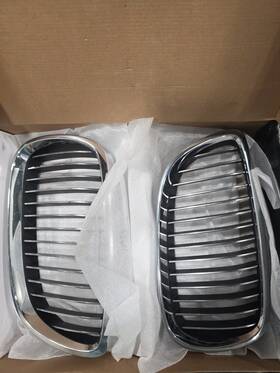 1237031208 3amotor Front Kidney Grilles Chrome Fits 2007-10 Bmw E92 E93 Pre-lci 3-series 2008-13 M3