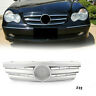 420024386766 Unbranded Amg Style Front Grill Grille Silver Abs