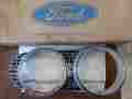 D00z-13064-a 429cj D00z-13064-b Fomoco 1970 1971 Ford Torino Cobra Nos Side Grille Headlight Surrounds Pair Rare