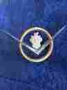 466343 Packard 1955 Grille Emblem Shipping