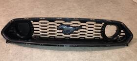 4caroption 840355556445 2021-2023 Ford Mustang Mach 1 Oe Style Black Front Upper Mesh Grill Abs With Emblem