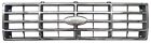82f-8201-bc Oval Industries Ford Truck Bronco Grill Chrome Black