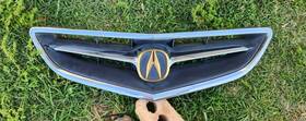 75101-s3m-a20 Acura 104-59160 2003 Cl Front Grille Brkn Upper Tabs With Emblem Gold L K