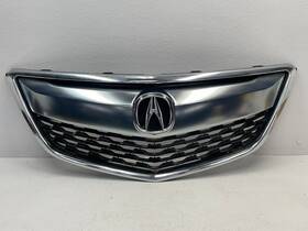 75100tz5 Acura 14 15 16 Mdx Front Bumper Upper Grille With Emblem Chrome 1527 Oem