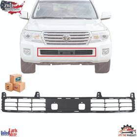 16554996 Aftermarket Products New Front Center Bumper Grille Black Plastic Fits 2013-2015 Toyota Land Cruiser