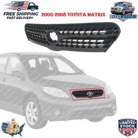 To1200272 Aftermarket Products 16588923 New Front Gray Grille Oem Replaces For 2005-2008 Toyota Matrix