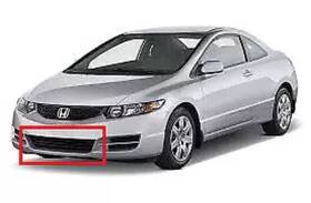 71107svaa50 Aftermarket Products Fits 2009-2011 Honda Civic 2 Door Coupe Front Bumper Lower Bottom Grille
