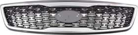 Repk070127q Aftermarket Replacement New Grille For 2014-2015 Kia Sorento Silver Plastic Capa