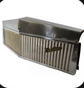 12-390 Alpha Enterprises 1988-91 Cadillac Eldorado Seville Chrome Hood Trim Lower Upper Grill Ent