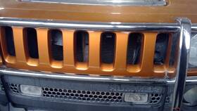 104-00221b American Motors Grille Radiator Upper Headlamps Painted Fits 06-10 Hummer H3 470965