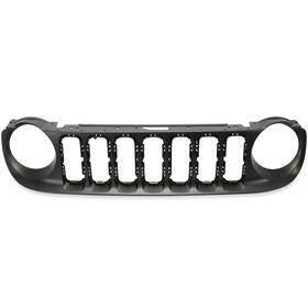 Aumo000007075 Ap For 2015 2016 2017 2018 Jeep Renegade 4dr Black Front Bumper Grille