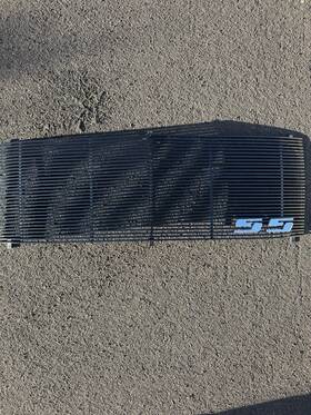 S18-j21058g Aps Fits 1994-1999 Gmc Sierra Pickup/suburban/yukon Black Stainless Billet Grille