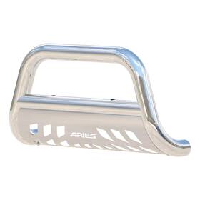 35-5000 Aries 3in Stainless Bull Bar With Skid Plate For 98-01 Ram 1500 94-02 2500/3500