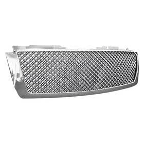 7146990 Armordillo For Chevy Avalanche 2007-2013 1-pc Silver Mesh Main Grille