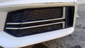 104-60737l Audi Driver Grille Sedan Ends Bumper Mounted With S Line Fits 17-18 A4 348877