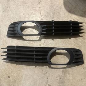 4e0807681c Audi 4e0807682d 04-05 A8 D3 Front Right/left Side Fog Light Grill Oem Pair