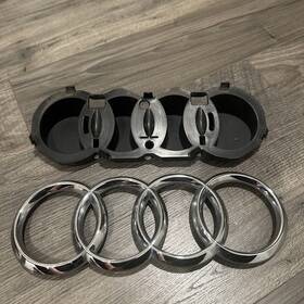 4g0853037d Audi 2016 2017 2018 A6 Front Grill Bracket With Emblem Oem