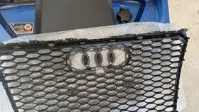 4g8853651et94 Audi 2014-2015 Rs7 Front Center Grille Carbon Fiber Black Honeycomb Genuine Oem