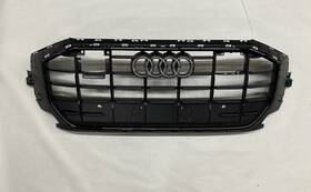 4m8-853-651-aq-alz Audi 2021-2023 Q8 3.0l V6 Hybrid Front Bumper Upper Grille Black 4m8 853 651 Aq