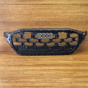 4m8853651br Audi 2024-2025 Q8 Sq8 Front Center Grille With S-line Black Oem