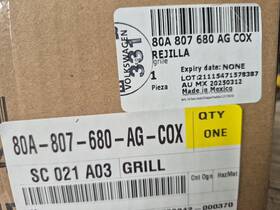 80a807680agc0x Audi 2021 Q5 Rh Bumper Grille #80a807680agc0x Oem Used