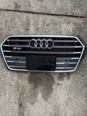 80a853651g Audi Oem 2018 2019 2020 Sq5 S Line Satin And Gray Front Grill W Emblem