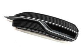 8v4807682a Audi 16-18 A3 8v Front Right Passenger Lower Bumper Grille End Black And Silver