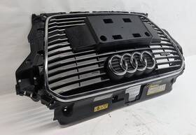 8v4853916 Audi 16-18 A3 E-tron 8vf Hybrid Front Center Main Air Vent Grille With Emblem