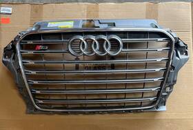 8v5853651d Audi Genuine S3 2015-16 Front Center Platinum Grey Grille Assembly