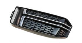 8w0807681f Audi 2017-2018 A4 B9 8w Front Left Driver Outer Bumper Grille Trim Insert