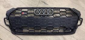 8w6853651bqcka Audi 2020-2024 S5 Front Grille Black With Chrome Rings M