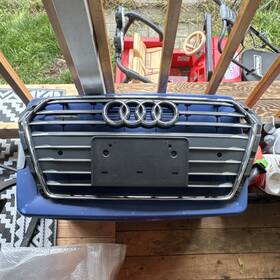 8k0071360bz3m Audi Oem Accessories 2018 A4 Quattro Front Original Grill Grille Emblem Chrome