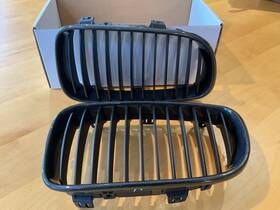 Bm-0201 Autotecknic Carbon Fiber Front Grille For 2008-2013 1-series 1m