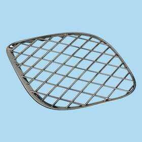 3d0909137a Bentley Front Right Bumper Grille Insert Chrome Oem 09-12 Continental