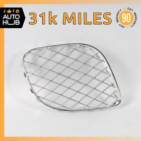 3w5807682f Bentley 08-11 Continental Gt Gtc Front Right Bumper Center Mesh Grille Oem 31k
