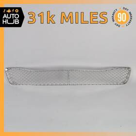 3w8807667e Bentley 08-11 Continental Gt Gtc Front Bumper Center Mesh Grille Chrome Oem 31k