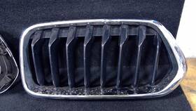 104-10607al Bmw Driver Grille Upper Bumper Mounted Chrome Surround Fits 18-23 X2 1938055