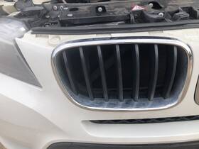 104-51165ar Bmw Passenger Grille Upper Bumper Mounted Chrome Surround Fits 13-17 X3 823284