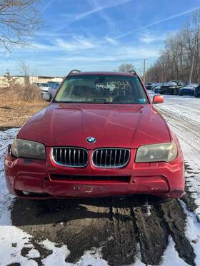 104-59274al Bmw Driver Grille Upper Bumper Mounted Black Center Fins Fits 04-06 X3 2068