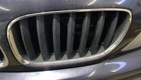 104-59393al Bmw Driver Grille Upper Hood Black And Chrome Finish Fits 04-06 X5 259290