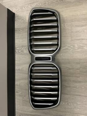 10627111 Bmw 2022 2023 X3 X4 Grille Without Front Camera Silver On Chrome Oem #10627111 22-23