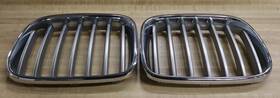 51117210725 Bmw 3585 2011-2017 F25 X3 Front Bumper Grille Left And Right Pair Oem