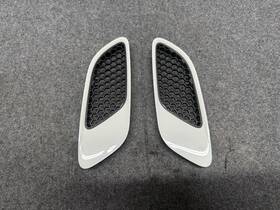 41007891291 Bmw 08-13 M3 E90 E92 E93 Factory Front Hood Bonnet Vent Grilles Alpine White Oem